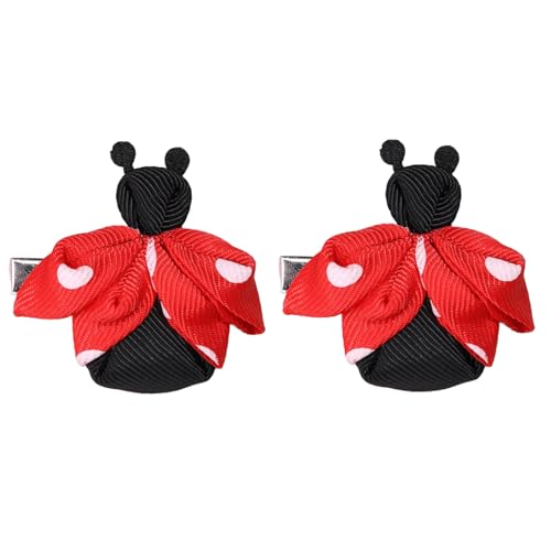 Buntes Cartoon Haarclip Schöne Ribbon Haare Clip Ladybirds Haarnadeln Barrettes Girls Haarnadeln 2000er Jahre Trend von ZBIianxer