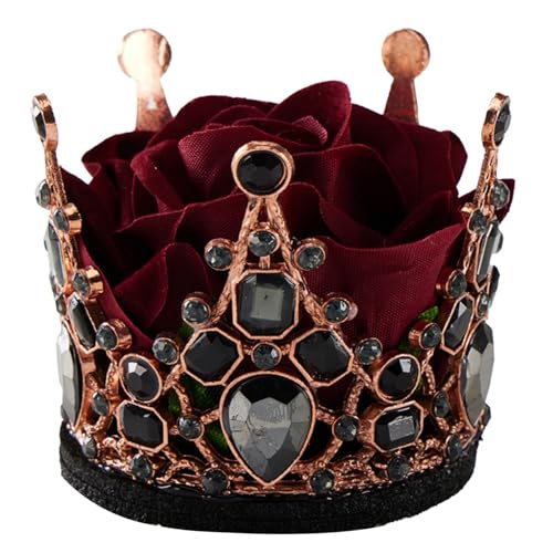 Edelsteine ​​Kronen Haarspange Für Weibliche Strand Kopfbedeckung Maskeraden Party Haarspangen Dark Series Kostüm Dress Up Haardekorationen von ZBIianxer