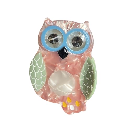 Eule Haar Klaue Für Frauen Mädchen Essigsäure Haar Klemme Rutschfeste Pferdeschwanz Cartoon Haar Klaue Haar Gestaltung Ornament von ZBIianxer