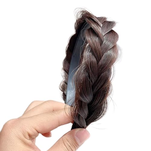 Geflochtene Haarband Für Frauen Und Mädchen Hohe Elastizität Haarstück Stilvolle Hochzeitsfeier Hair Accessoire Easy Styling von ZBIianxer
