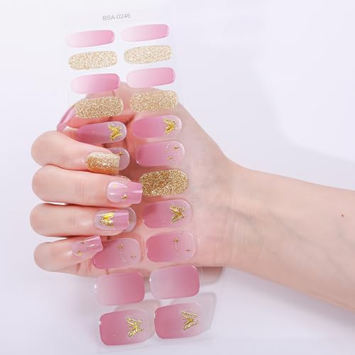 Gelnägel Applizes Glitzer Full Wraps Mode Augendesigns Langes Verschleiß Maniküre Accessoires Für Frauen Halbgehärtete Gelnagelstreifen Gelnägel Applizes Glitzer Full Wraps Mode Augendesigns Langes Verschleiß Maniküre Accessoires Für Frauen Halbgehärtete Gelnagelstreifen von ZBIianxer