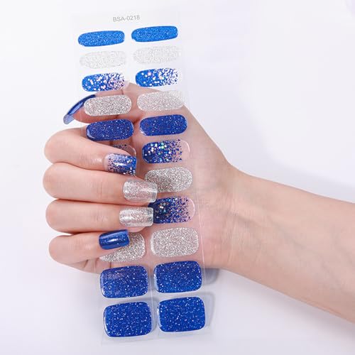 Gelnägel Applizes Glitzer Full Wraps Mode Augendesigns Langes Verschleiß Maniküre Accessoires Für Frauen Halbgehärtete Gelnagelstreifen Gelnägel Applizes Glitzer Full Wraps Mode Augendesigns Langes Verschleiß Maniküre Accessoires Für Frauen Halbgehärtete Gelnagelstreifen von ZBIianxer