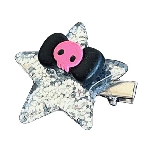InSstyle Hair Clip Fünfpunkt Stern Haarnadel Seitenclip Barrette Bowknot Sternseitenstift Haustier Haarnadel Für Haarstyling von ZBIianxer
