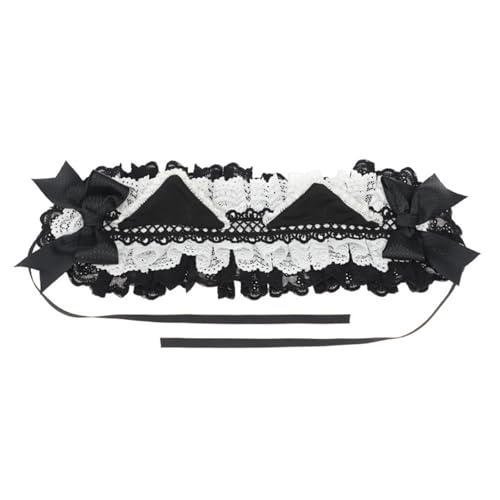 Japanische Anime Spitze Bowtie Stirnband Katzen Ohrhaarklammer von ZBIianxer