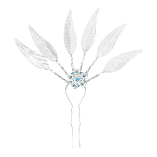 Luxuriöse Thailändische Ethnische Haarspange Mit Pfauenblättern Verziert Mit Strasssteinen Haarzubehör Haarteile Für Partys von ZBIianxer