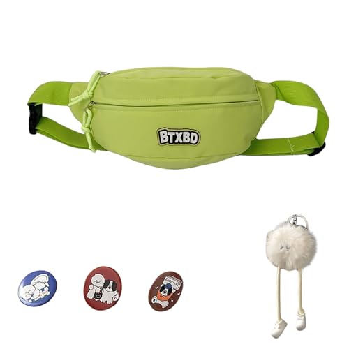 Multifunktionale Bauchtasche Hüfttasche Umhängetasche Japanische Stile Brusttasche Mit Verstellbarem Riemen Gürteltasche Für Damen Und Mädchen von ZBIianxer