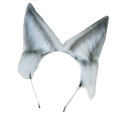 Plüsch Füchse Ohren Stirnband Für Damen Und Kinder Weiche Haarteile Bequeme Kopfbedeckung Verstellbares Tierhaar Accessoire von ZBIianxer