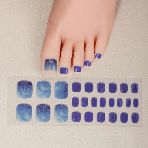 Salon Gel Zehennagelstreifen Schnell Trocknende Gel Wraps LED Lampe Erforderlich Modischer Zehennagel Appeal Für Frauen Und Mädchen von ZBIianxer