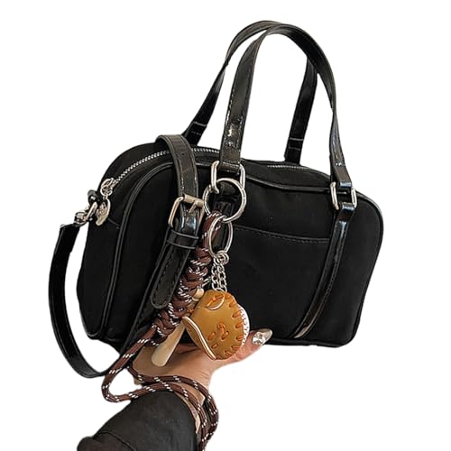 Stilvolle Handtasche Aus Wildlederimitat Mit Oben Für Damen Umhängetasche Für Arbeit Und Shopping von ZBIianxer