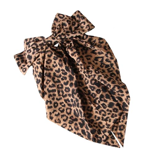 Stilvolle Prinzessin Haarnadel Leoparden Muster Neujahr Kopfbedeckung Bündel Clip Elegante Schleife Haarspange Foto Requisiten von ZBIianxer