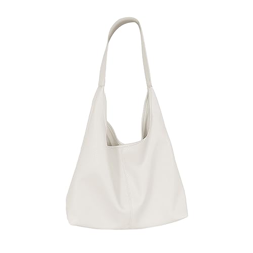 ZBIianxer 2023 Neue Unterarmtasche Schultertaschen Einfarbig Taschen Mode Handtasche PU Achseltasche Vielseitige Trendige Taschen, W von ZBIianxer