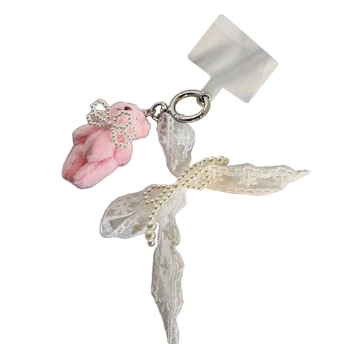 ZBIianxer Bowknot Bag Anhänger Plüsch Charm Handtasche Verzierung Tierbeutel Zubehör Brieftasche Anhänger Für Handtasche Und Telefon Rucksackzubehör Geeignet von ZBIianxer