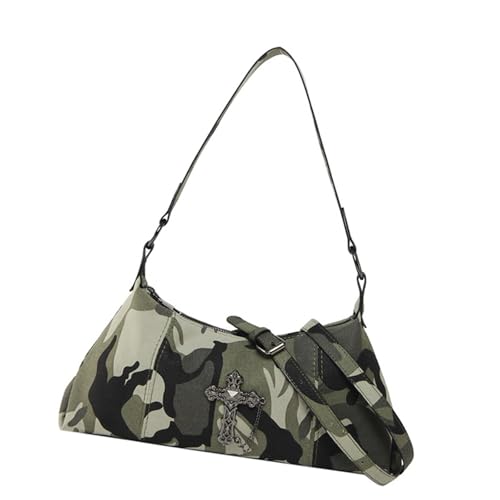 ZBIianxer Elegante Umhängetasche Mit Einzigartigen Stollen Die PU Leder Unterarm Taschen Für Frauen Detailliert Haben Die Retro Stile Trends Retro Crossbody Geldbeutel Frauen Umarmen von ZBIianxer