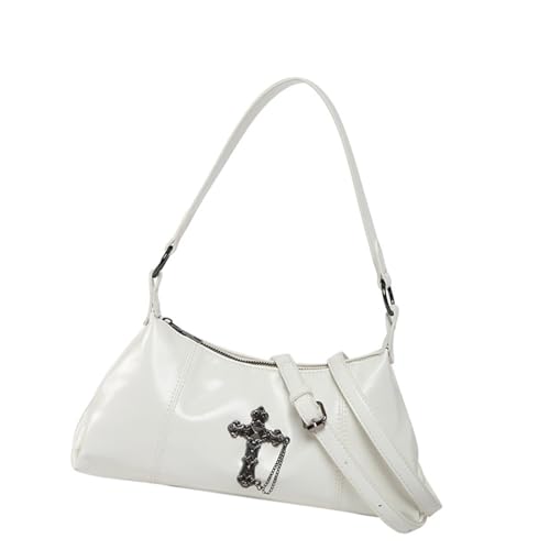 ZBIianxer Elegante Umhängetasche Mit Einzigartigen Stollen Die PU Leder Unterarm Taschen Für Frauen Detailliert Haben Die Retro Stile Trends Retro Crossbody Geldbeutel Frauen Umarmen von ZBIianxer