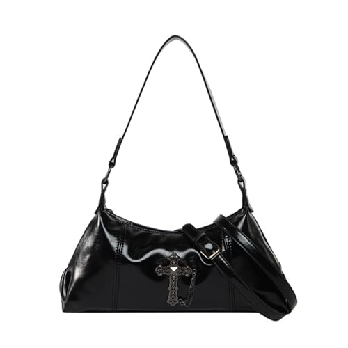 ZBIianxer Elegante Umhängetasche Mit Einzigartigen Stollen Die PU Leder Unterarm Taschen Für Frauen Detailliert Haben Die Retro Stile Trends Retro Crossbody Geldbeutel Frauen Umarmen von ZBIianxer