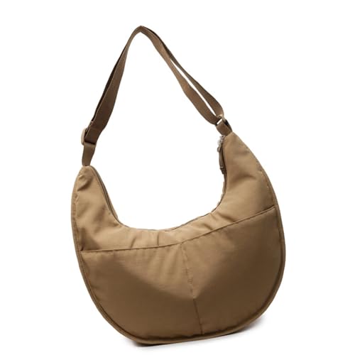 ZBIianxer Frauen Umhängetasche Koreanische Stile Dumplings Bag Nylon Boten Große Kapazität Crossbody Schülern Schule Frauen Crossbody Große Kapazität Schulterschule Messenger von ZBIianxer