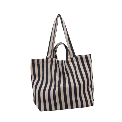 ZBIianxer Großkapazität Handtasche Gestreifte Umhängetaschen Schüler School Bag Canvas Pendeln Mode Einkaufen Alltags Schulter Für Frauen Für Frauen Einkaufen Mode Handtaschenschule ZBIianxer Großkapazität Handtasche Gestreifte Umhängetaschen Schüler School Bag Canvas Pendeln Mode Einkaufen Alltags Schulter Für Frauen Für Frauen Einkaufen Mode Handtaschenschule von ZBIianxer