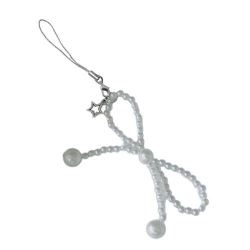 ZBIianxer Mode Perlen Bowknot Telefon Anhänger Stylish Bowknot Anhänger Keyring Schöne Phonechain Schlüsselkette Dekoration Schmuck ZBIianxer Mode Perlen Bowknot Telefon Anhänger Stylish Bowknot Anhänger Keyring Schöne Phonechain Schlüsselkette Dekoration Schmuck von ZBIianxer