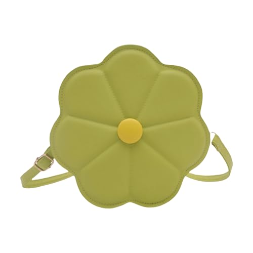 ZBIianxer Modische Umhängetasche Für Frauen Und Mädchen PU Leder Crossbody Geldbörse Mit Verstellbarer Gurt Handtasche Satchel Blumenform Tasche von ZBIianxer