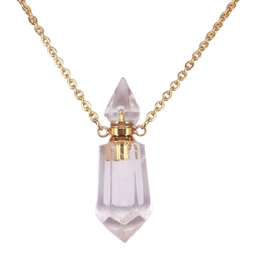 ZBIianxer Parfums Flasche Charme Halskette Mit Edelstahl Kabelkette Stilvoller Kristall Neckketten Modischer Schmuck Für Frauen Handgefertigt Amethysten Anhänger ZBIianxer Parfums Flasche Charme Halskette Mit Edelstahl Kabelkette Stilvoller Kristall Neckketten Modischer Schmuck Für Frauen Handgefertigt Amethysten Anhänger von ZBIianxer