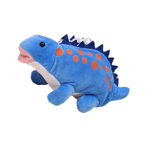 ZBIianxer Plüsch Dinosaurier Bleistiftbeutel Schreibwarenbeutel 3D Federmäppchen Großes Fassungsvermögen Stiftebeutel Make Up Tasche Schulbedarf von ZBIianxer