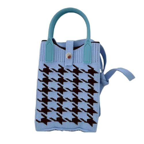 ZBJZUIMEI Schultertasche Damen Herz Gestrickt Mini Square Handtasche Für Frauen Kleine Handy -umhängetaschen Mädchen Süße Outdoor -crossbody -taschen-blau-mit Schnalle ZBJZUIMEI Schultertasche Damen Herz Gestrickt Mini Square Handtasche Für Frauen Kleine Handy -umhängetaschen Mädchen Süße Outdoor -crossbody -taschen-blau-mit Schnalle von ZBJZUIMEI