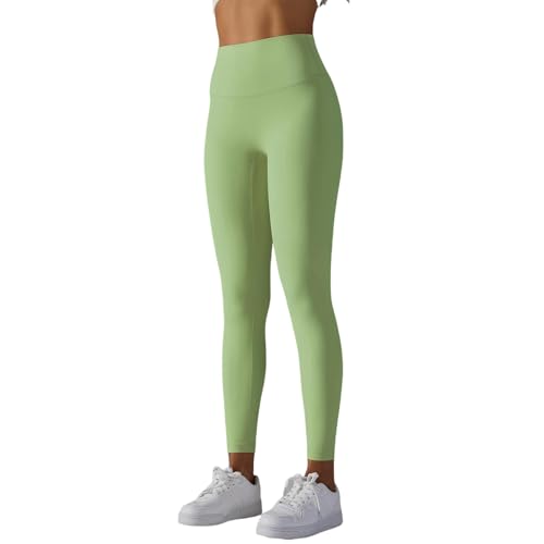 ZBJZUIMEI Yoga Pants Damen -Yoga -Leggings - Hohe Tailliertes Training Fitnessstudio -Leggings Buttery Weichjogahose-hellgrün-s von ZBJZUIMEI