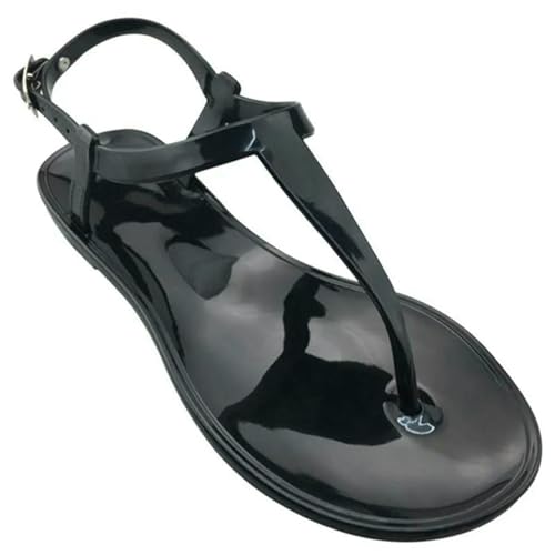 ZBJZUIMEI sandalen damen Frau Sommerschuhe Ladies Flats Outdoor Strand Freizeitrutsch Auf Frauen Süßigkeiten Farbe Komfort-schwarz-37 ZBJZUIMEI sandalen damen Frau Sommerschuhe Ladies Flats Outdoor Strand Freizeitrutsch Auf Frauen Süßigkeiten Farbe Komfort-schwarz-37 von ZBJZUIMEI