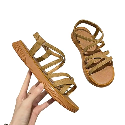 ZBJZUIMEI sandalen damen Frauen Klassiker Knöchelgurt Sommer Flache Schuhe Für Weiche Sohle Flats Lässige Sommerschuhe-brown-2-38 ZBJZUIMEI sandalen damen Frauen Klassiker Knöchelgurt Sommer Flache Schuhe Für Weiche Sohle Flats Lässige Sommerschuhe-brown-2-38 von ZBJZUIMEI