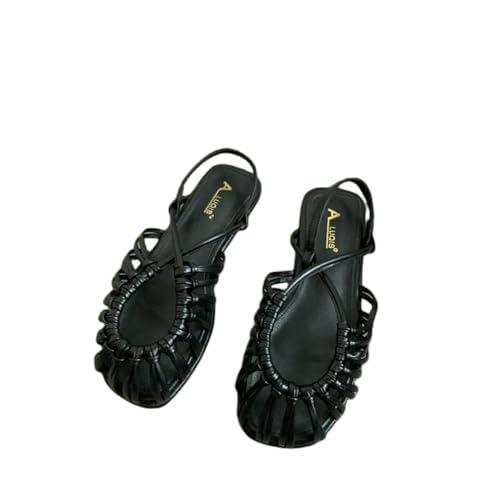 ZBJZUIMEI sandalen damen Nschuhe Rutschen Auf Knöchel-wrap-frauen Sommer Zehenhälle Strand Frauen Frauen-schwarz-37 ZBJZUIMEI sandalen damen Nschuhe Rutschen Auf Knöchel-wrap-frauen Sommer Zehenhälle Strand Frauen Frauen-schwarz-37 von ZBJZUIMEI