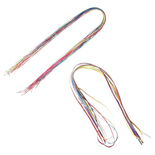52 Stück Haar-farbige Seile, ideal Haarschnüre, Haarflechtset und Festival-Zubehör für Heimwerker, Weihnachten, Karneval, Frisuren für Mädchen und Frauen 52 Stück Haar-farbige Seile, ideal Haarschnüre, Haarflechtset und Festival-Zubehör für Heimwerker, Weihnachten, Karneval, Frisuren für Mädchen und Frauen von ZBOOROOR