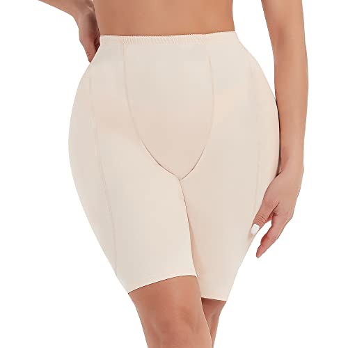 Hip Enhancer Gepolsterte Höschen Shapewear BBL Shorts Butt Pads Unterwäsche für Damen, Beige-Natur, S Hip Enhancer Gepolsterte Höschen Shapewear BBL Shorts Butt Pads Unterwäsche für Damen, Beige-Natur, S von ZBR
