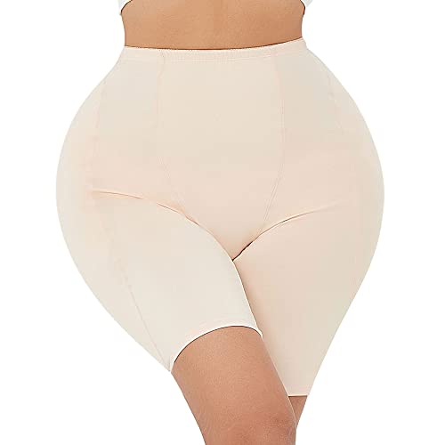 Hip Enhancer Gepolsterte Höschen Shapewear BBL Shorts Butt Pads Unterwäsche für Damen, beige-verstärkt, M Hip Enhancer Gepolsterte Höschen Shapewear BBL Shorts Butt Pads Unterwäsche für Damen, beige-verstärkt, M von ZBR