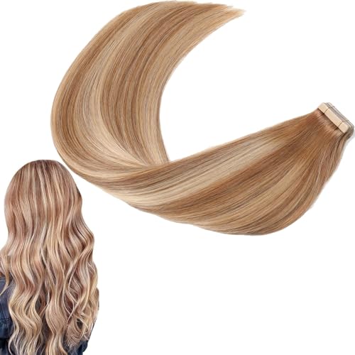Clip-in-Extensions aus Echthaar, 10 Stück, doppelte Tressen, 120 Gramm, glattes rotes Haar, Clip-in-Extensions für Frauen mit dünnem Haar(10-22-10,16in-40.6cm) von ZBYXPP