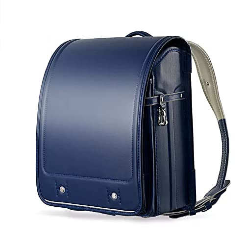 ZCBYBT Ransel Randoseru Japanische Schultaschen Für Mädchen Und Jungen Box Rucksack Große Kapazität Bookbag,26 * 20 * 35Cm,D von ZCBYBT