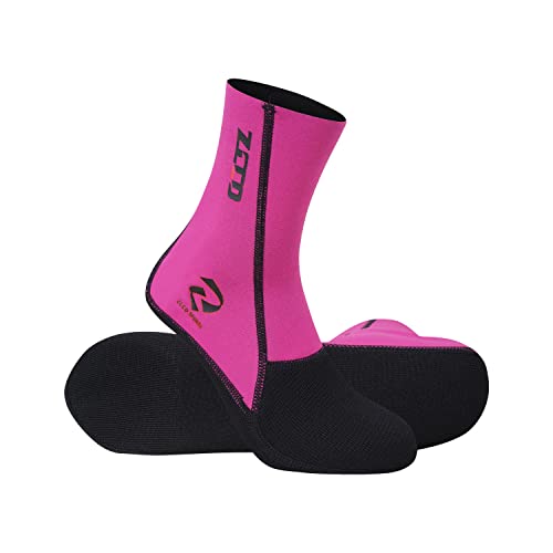 ZCCO Wetsuit Socks 1.5mm Neoprene Socks for Men Women Diving Snorkeling Swimming Surfing Water Sports(1.5mm-pink-S) von ZCCO