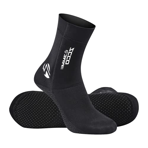 ZCCO Wetsuit Socks 3 mm Neoprene Socks for Men Women Diving Snorkelling Swimming Surfing Water Sports (black,XXS) von ZCCO