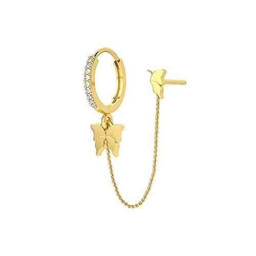 1pc Butterfly Star Stud Ohrringe für Frauen durchdringende Ohrringschmuck 1pc Butterfly Star Stud Ohrringe für Frauen durchdringende Ohrringschmuck von ZCCZJS