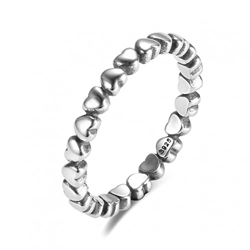 925 Sterling Silber Love Heart Finger Ring Schmuck Geschenk Frauen Verlobungs Ehering Ring 925 Sterling Silber Love Heart Finger Ring Schmuck Geschenk Frauen Verlobungs Ehering Ring von ZCCZJS