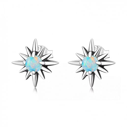 Brilliant Opal Star Stud Ohrringe für Frauen Juwely Zierer Ohrringe Engagement Geschenk von ZCCZJS