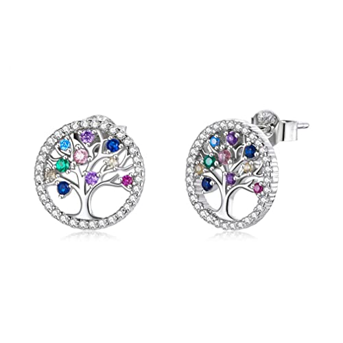 Buntes Pferdebutter Ohrring Regenbogen Herzstar Moon Ohrringe für Frauen Schmuck von ZCCZJS