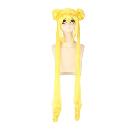 Cosplay wig Anime Sailor Moon Tsukino Usagi Perücken Cosplay Kostüm Frauen Lange hitzebeständige synthetische Haare Halloween Party Perücken 1 von ZCCZJS