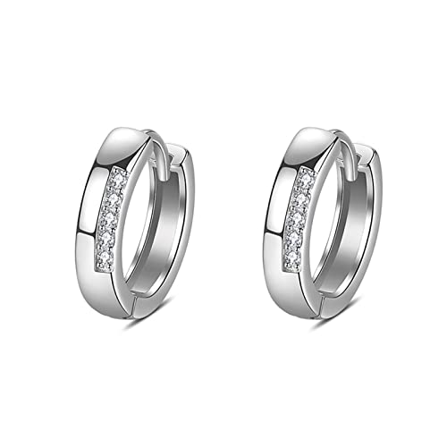 Crystal Circle Ohrring für Frauen, die Schmuckgeschenk für Hochzeitsfeier Engagement High-End-Ohrringe machen von ZCCZJS