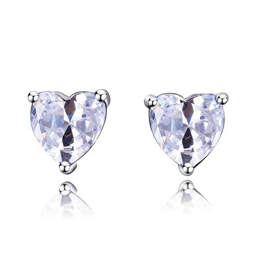 Frauenohrohrringe echt 925 Sterling Silberschmuck Ohrringe mit Stones Hochzeitsfeier Geburtstagsgeschenke für Mädchen von ZCCZJS