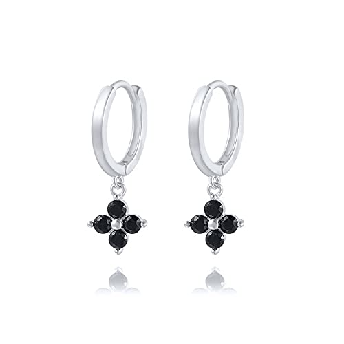Kleine schwarze Zirkon -Reifenoopringe für Frauen runden Kreis Piercing Ohrringschmuck Kleine schwarze Zirkon -Reifenoopringe für Frauen runden Kreis Piercing Ohrringschmuck von ZCCZJS