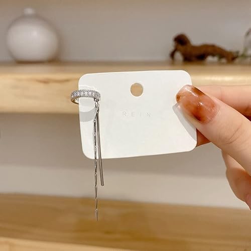 Micro Shiny Zircon Ohrringe Set Quasten Ohrringe für Frauen Geburtstagsgeschenk von ZCCZJS