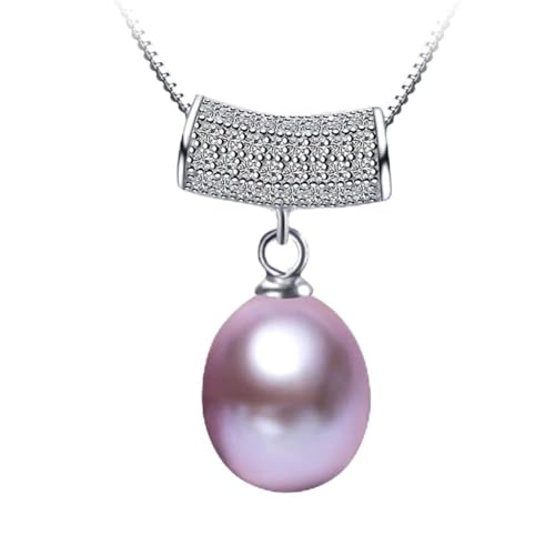 Natural Süßwasserperlen Anhänger Zirkon Halskette Schmuckgeschenk für Frauen in China hergestellt von ZCCZJS