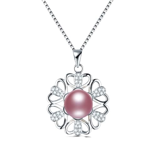 Natural Süßwasserperlen Halskette Zirkon Anhänger Schmuck für Frauen in China von ZCCZJS