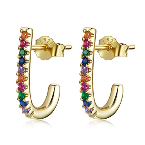 Ohrringe echte asymmetrische Herz -Reifen -Ohrringe für Frauen Ohrringgeschenk von ZCCZJS