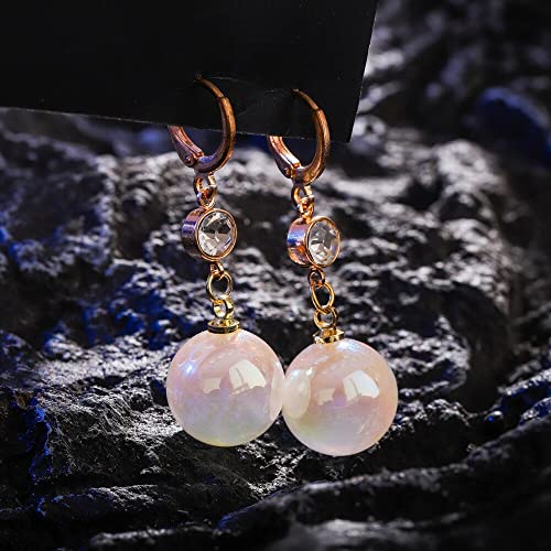 Schmetterling Ohrringe für Frauen Temperament Imitation Perle eingelegtes leuchtende Ohrringe Schmetterling Ohrringe für Frauen Temperament Imitation Perle eingelegtes leuchtende Ohrringe von ZCCZJS